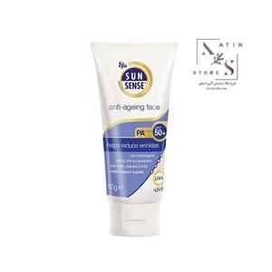 رول ضد آفتاب سان سنس اسپرت ⁺SPF50 ایگو 50 گرم SunSense Anti Agieng Sunscreen Cream SPF50plus 50g