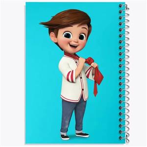 دفتر مشق 100 برگ خندالو طرح بچه رئیس Boss Baby