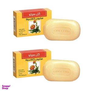 صابون شستشو گل سیتو مدل کالاندولا وزن 100 گرم مجموعه 2 عددی