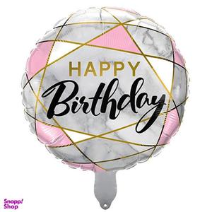 بادکنک فویلی لاکی بالونز مدل happy birthday طرح دایناسور
