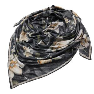 روسری زنانه مدل نخ ابریشم دست دوز کریستال کد PA005 