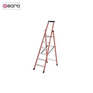 نردبان شش پله عایق برق توبسکا کومابی مدل 04472006 Tubesca Comabi 04472006 Fiberglass Six Steps Ladder