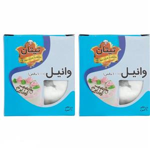 وانیل خالص تیتان - 10 گرم بسته 2 عددی