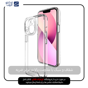 کاور اسپیس مدل transparent pc مناسب برای گوشی موبایل اپل iphone 13