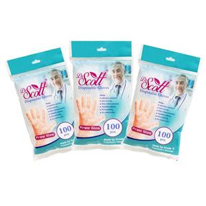 دستکش یکبار مصرف دکتر اسکات مدل SG100-Free- 3PKG مجموعه سه عددی