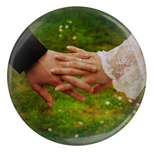 مگنت طرح دست عروس و داماد مدل S10106