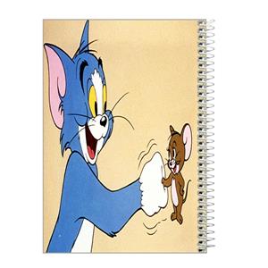 دفترچه یادداشت 40 برگ طرح تام و جری کد ie7