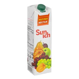 نکتار هفت میوه سن ایچ - 1 لیتر بسته 2 عددی