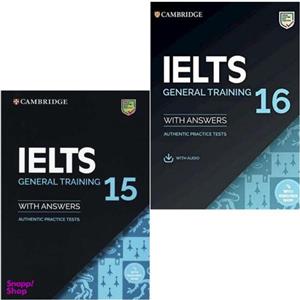 کتاب  IELTS Cambridge general اثر جمعی از نویسندگان انتشارات کمبریج دو جلدی