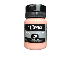 رنگ اکریلیک وستا مدل flesh tint کد20