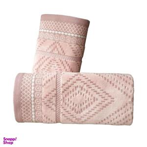 حوله دستی آذرریس تبریز مدل وینـا سایز 40x80 سانتیمتر بسته 2 عددی