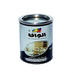 رنگ روغنی زرد الوان کد ۱۲۲ حجم ۲۵۰ میلی لیتر