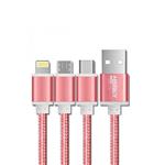 x-ENERGY X-102 USB To microUSB /Lightning / USB Cable 1m