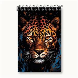 دفترچه یادداشت مدل  پلنگ صورتی