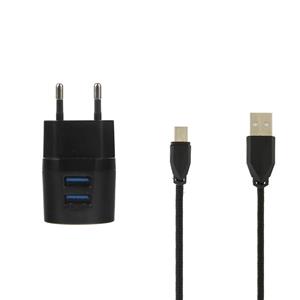 شارژر دیواری آوی مدل C-900 به همراه کابل تبدیل USB به microUSB