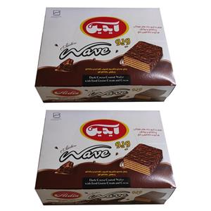 ویفر روکش کاکائو تلخ ویو آیدین 360 گرم بسته 2 عددی