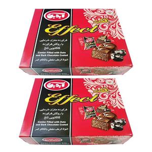 شکلات بار خرمایی با روکش کاکائو تلخ آیدین - 440 گرم بسته 2 عددی