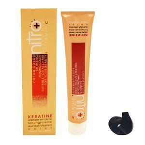 رنگ مو نیترو سری Keratine شماره 3.3 حجم 100 میلی لیتر رنگ قهوه ای زیتونی