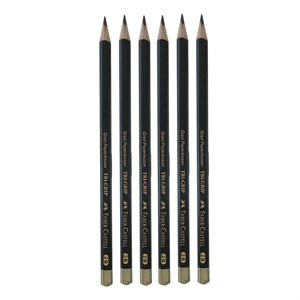 مداد مشکی فابر کاستل مدل TRI-GRIPبسته 6 عددی