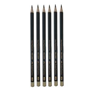 مداد مشکی فابر کاستل مدل TRI-GRIPبسته 6 عددی