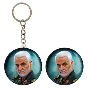 پیکسل خندالو مدل سردار قاسم سلیمانی کد 2600 به همراه جاکلیدی