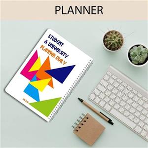 دفتر برنامه ریزی مستر راد طرح هندسی مدل تحصیلی کد Fendi 1557