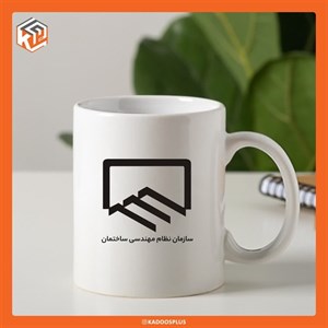 ماگ مدل مهندسی به همراه زیر لیوانی