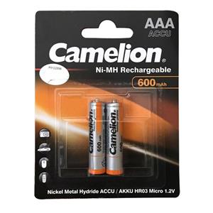 باتری قلمی و نیم قلمی قابل شارژ کملیون مدل ACCU بسته 4 عددی Camelion ACCU Rechargeable AA and AAA Battery Pack of 4