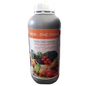 کود مایع کلات آهن و روی پرهام مدل CHELATE حجم 1 لیتر