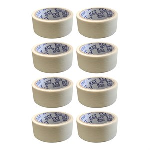 نوار چسب کاغذی پهن ان سی تی مدل TP8080 عرض 4 سانتی متر بسته 8 عددی