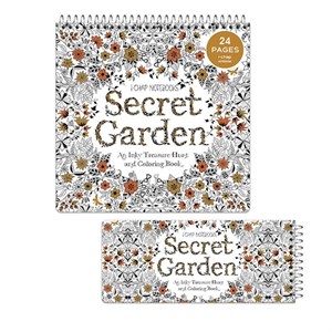 دفتر رنگ آمیزی مدل Secret Garden