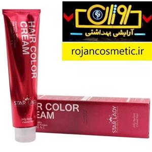 رنگ مو استار لیدی شماره 10.3 حجم 120 میلی لیتر  رنگ بلوند زیتونی فوق روشن