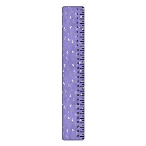 خط کش 30 سانتی متر طرح قلب کد 1062