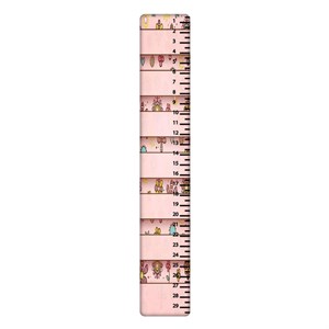 خط کش 30 سانتی متر طرح گل کد 1058