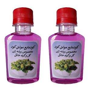 کود کامل مایع فسفر بالا ریشه زایی گیاهان آپارتمانی مدل GL2 حجم 240 میلی لیتر مجموعه 2 عددی