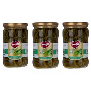 ترشی فلفل دلوسه - 680 گرم بسته 3 عددی