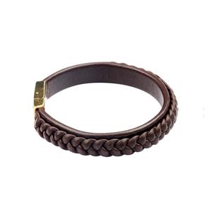 دستبند چرمی آتیس کد I2100MG Atiss I2100MG Leather Bracelet