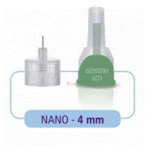 سوزن قلم انسولین بی دی مدل Micro Fine سایز 4 میلی‌متر 100 عددی BD Insulin Pen Needles mm 