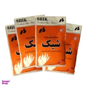 دستکش یکبار مصرف شیک مدل 4 چهار بسته 100 عددی