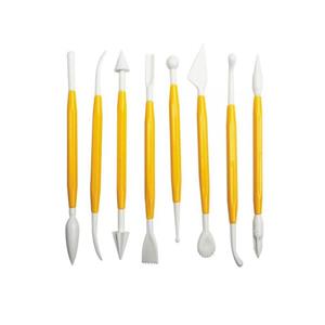 ابزار سفال گری مدل Rima-004 کد 39337 مجموعه 8 عددی