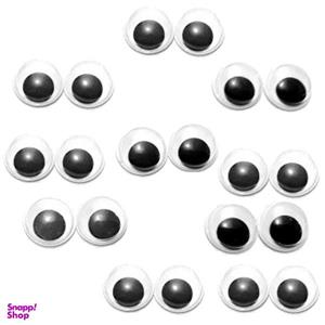 چشم عروسک مدل دایره ای کد CIR20 بسته 20 عددی