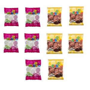 پف پفی نارگیلی و مغزدار کاکائویی شیبا - 50 گرم بسته 10 عددی