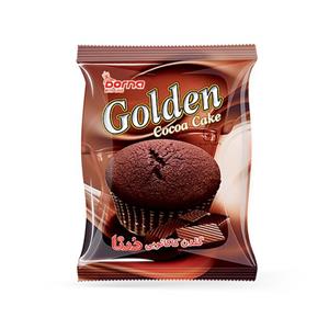 کیک گلدن کاکائوی درنا 70 گرم بسته 36 عددی