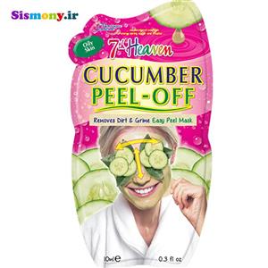 ماسک صورت مونته ژنه سری 7th Heaven مدل Cucumber حجم 10 میلی لیتر Montage Geunesse 7th Heaven Cucumber Peel-Of Face Mask 10ml