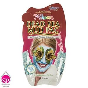 ماسک صورت مونته ژنه سری 7th Heaven مدل Dead Sea حجم 20 میلی لیتر Montage Geunesse Mud Pac Face Mask 20ml 