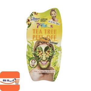 ماسک لایه بردار صورت مونته ژنه سری 7th Heaven مدل Tea Tree حجم 10 میلی لیتر Montage Geunesse 7th Heaven Tea Tree Peel-Off Face Mask 10ml