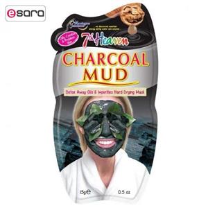 ماسک صورت سون هون مونته ژنه حاوی زغال چوب وزن 15 گرم ماسک صورت مونته ژنه سری 7th Heaven مدل Charcoal حجم 15 میلی لیتر