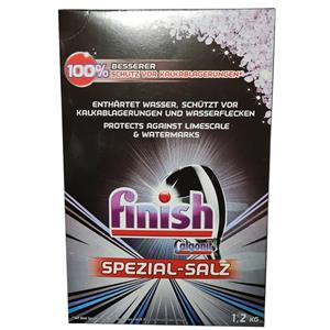 نمک ماشین ظرفشویی فینیش finish مدل Calgonit Black وزن 1200 گرم