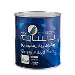 پوشرنگ روغنی آلکیدی سورمه ای رسام کد R522 وزن 1100 گرم