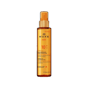 روغن آفتاب برنزه کننده نوکس مدل Sun با SPF10 حجم 150 میلی لیتر Nuxe Sun SPF10 Tanning Oil 150ml